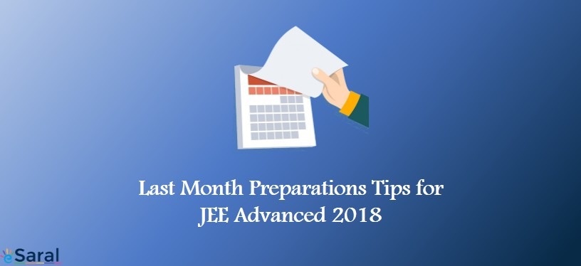 The Last Month before JEE Advanced 2018