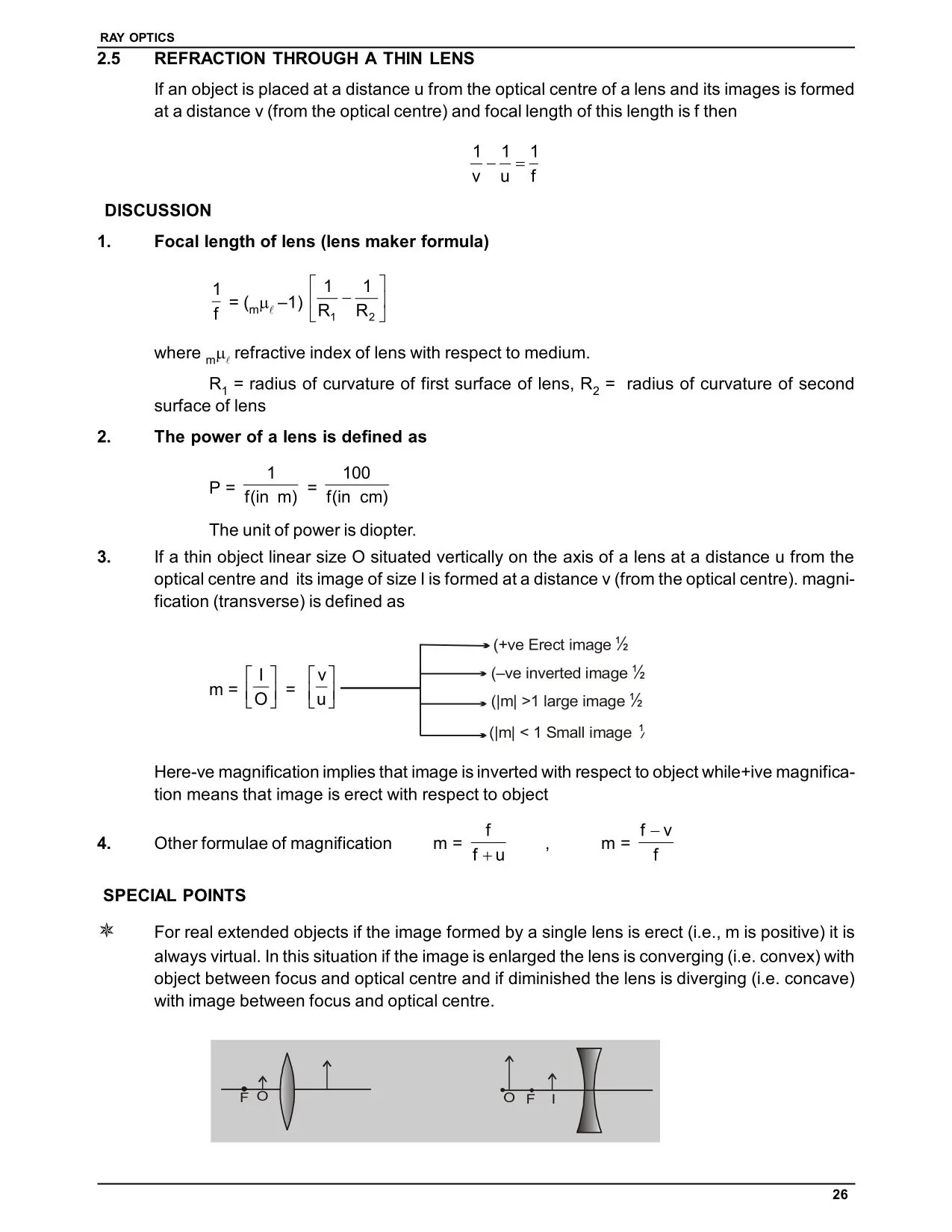 Refraction through a Thin Lens