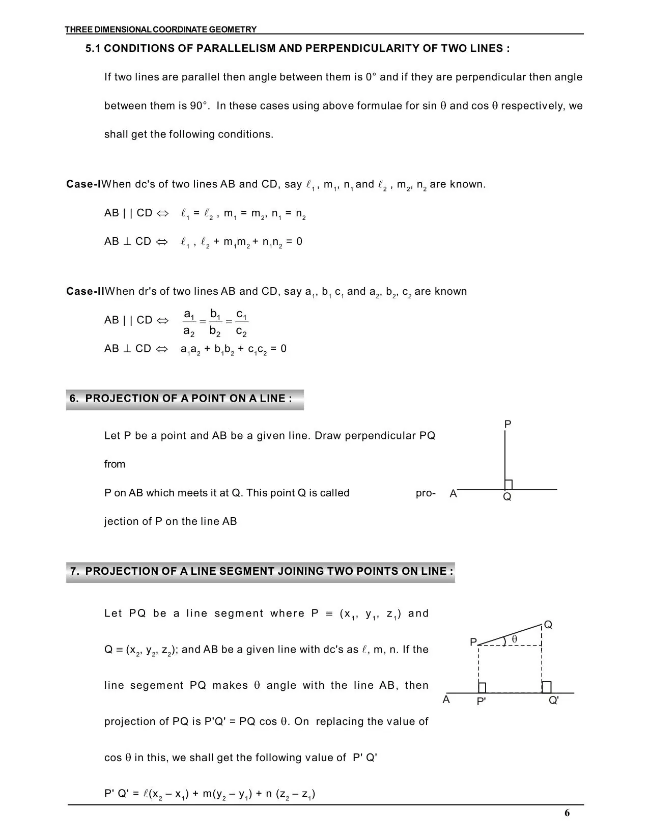 Three Dimensional Co-ordinate Geometry