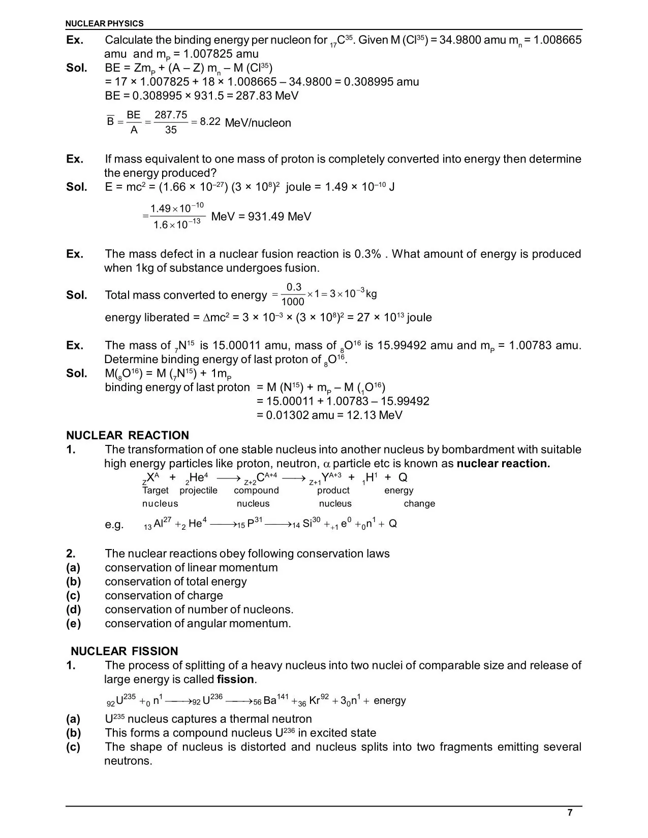 Atoms and Nuclei Class 12