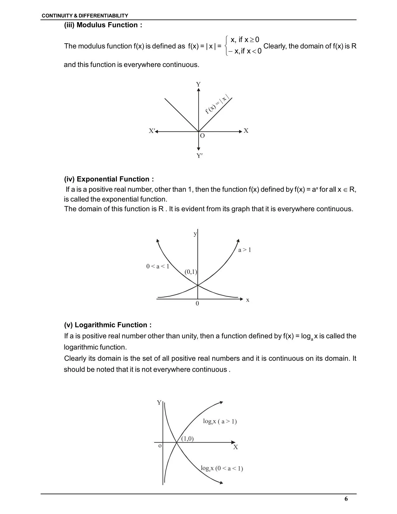 Continuity & Differentiability