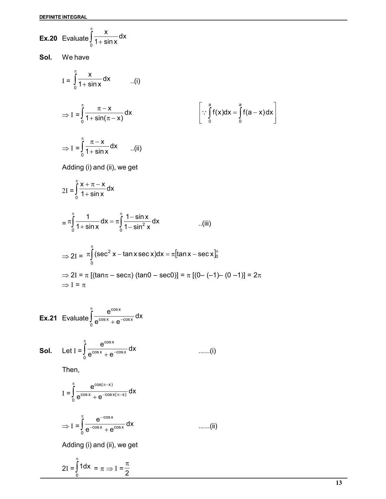 Definite integral