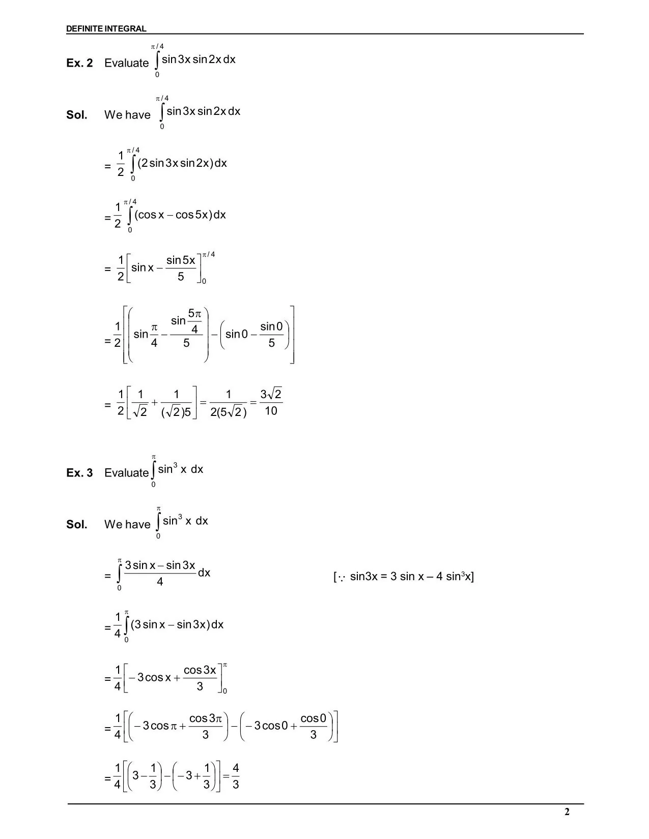 Definite integral