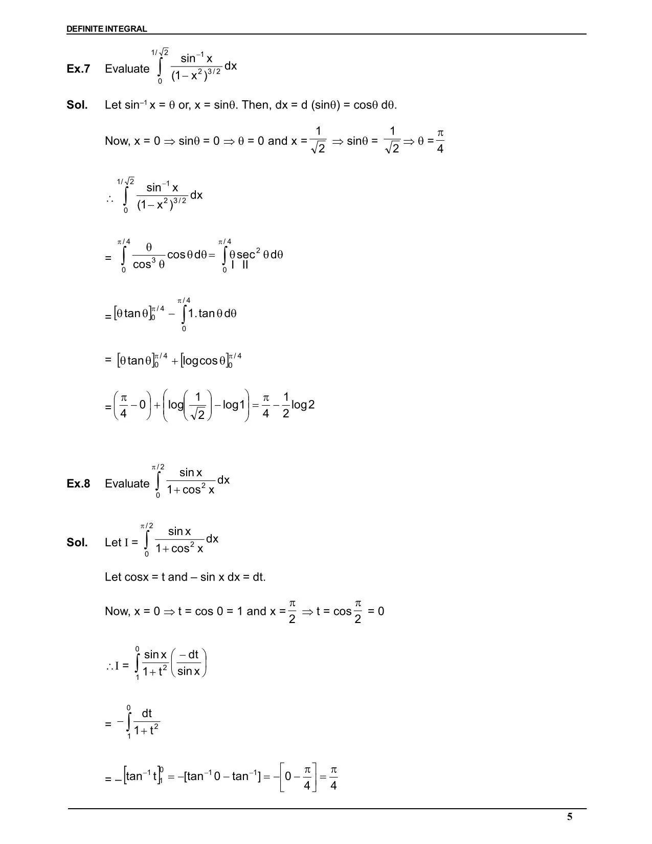Definite integral