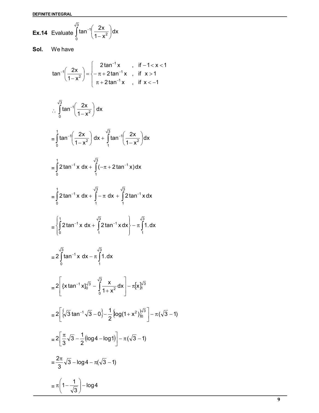 Definite integral