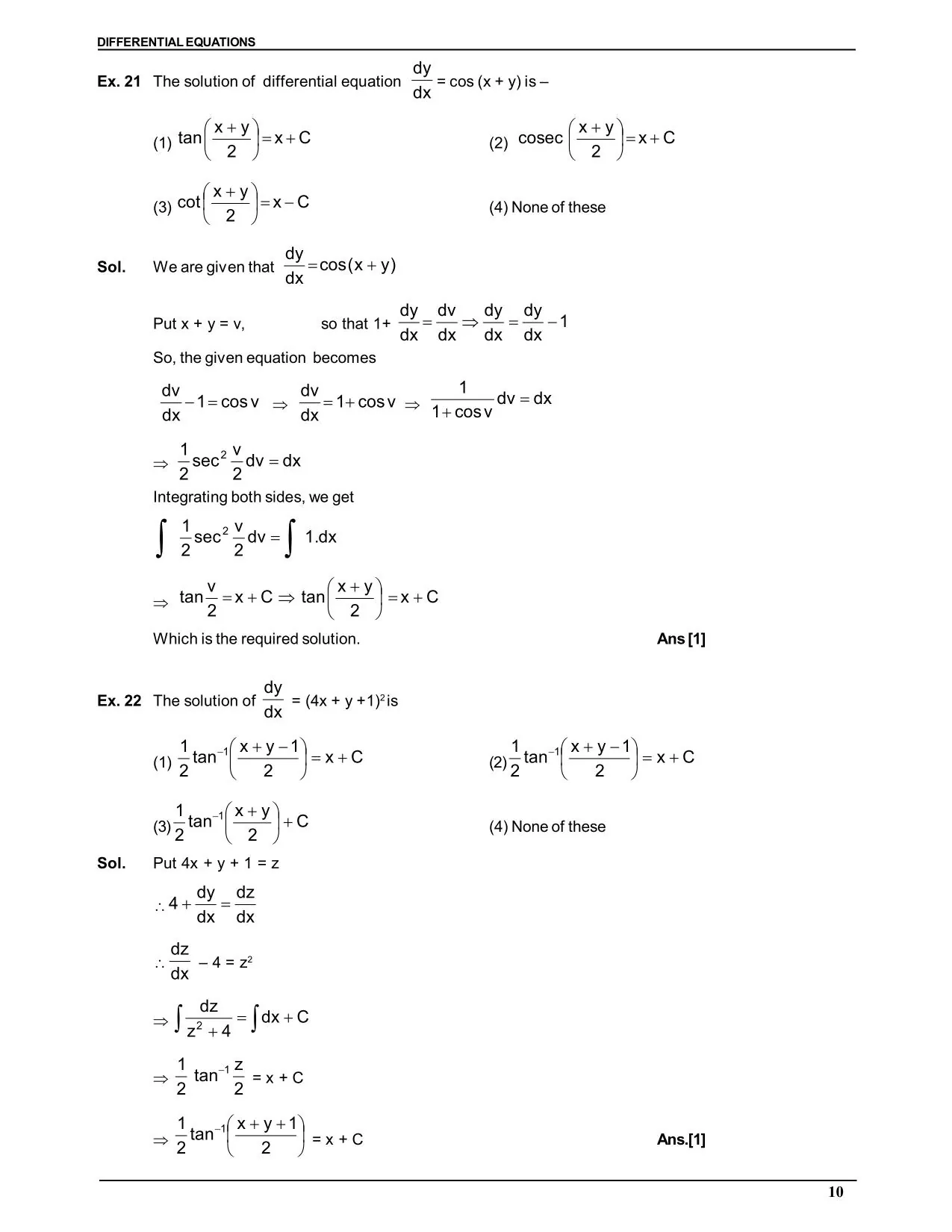 Differential equation