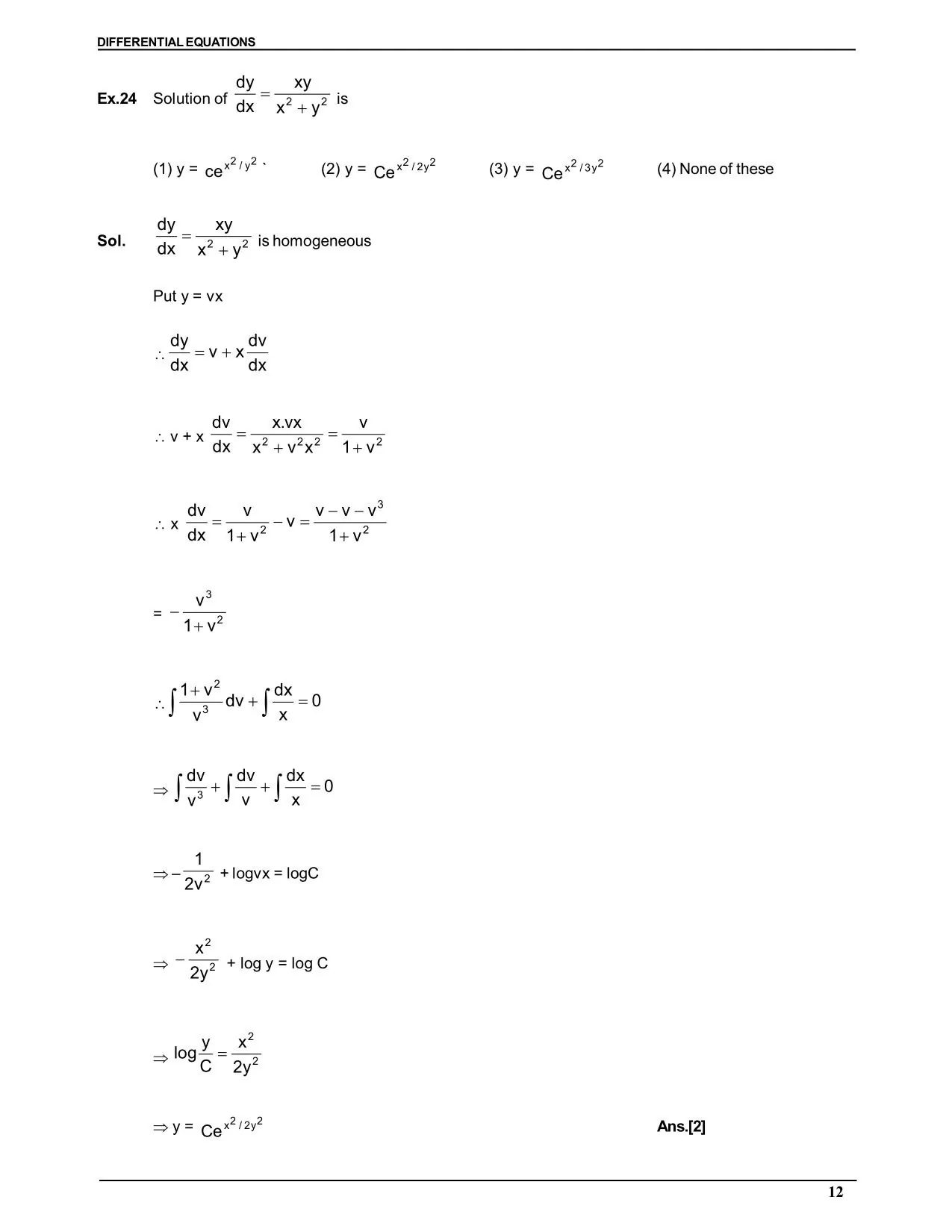 Differential equation