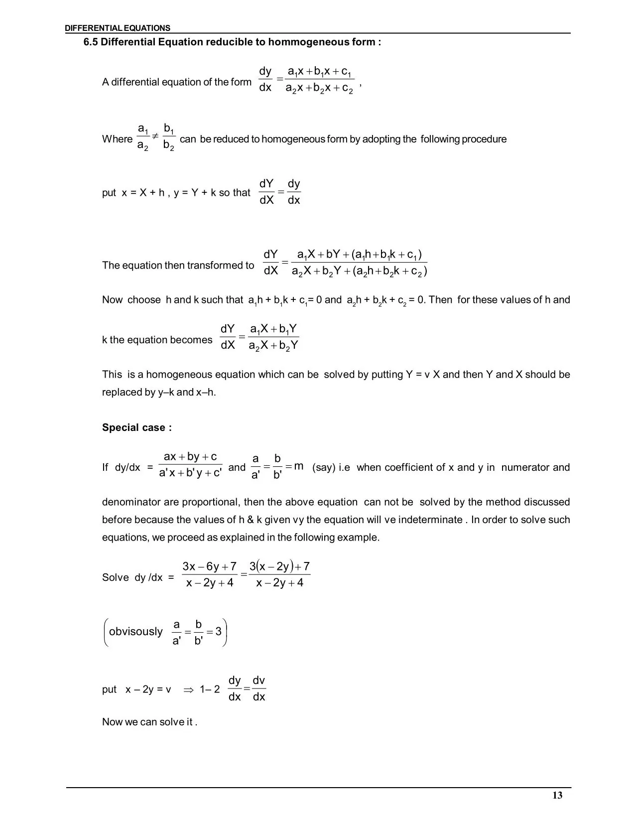 Differential equation