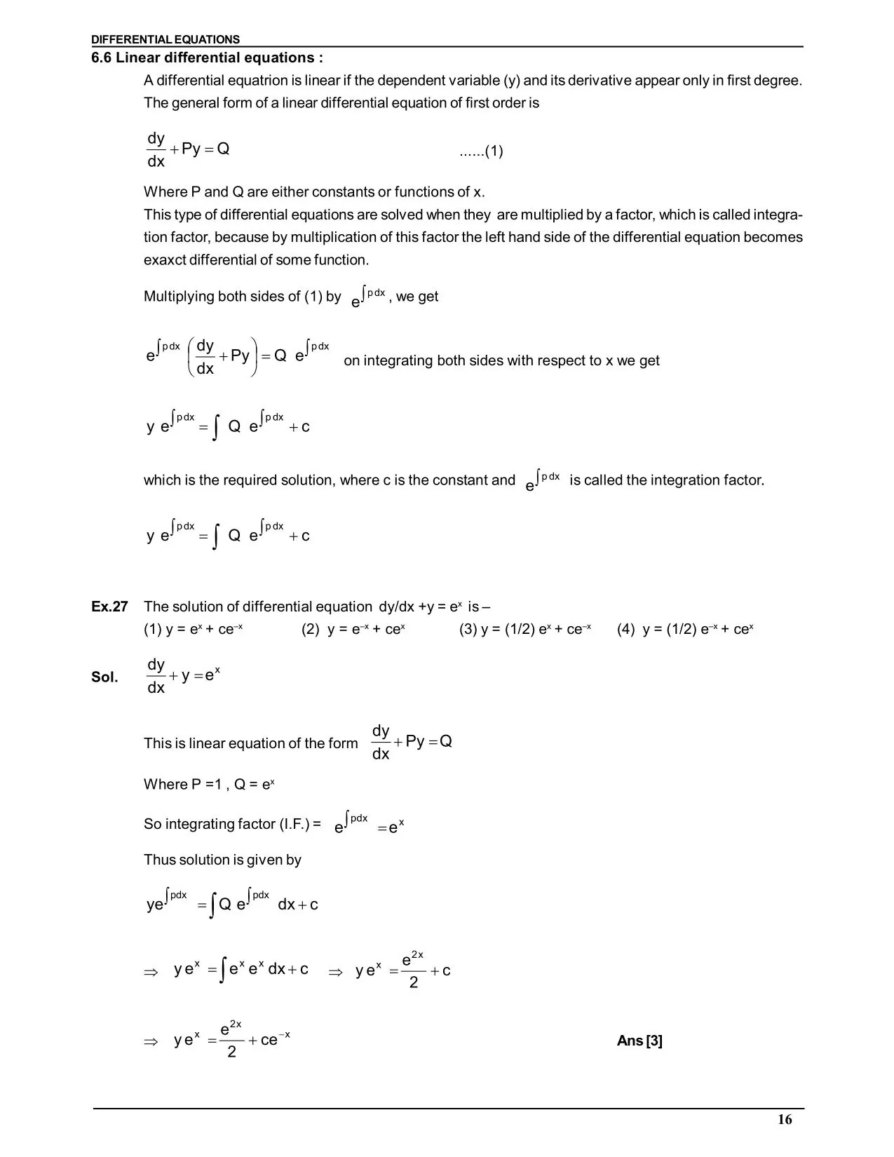 Differential equation