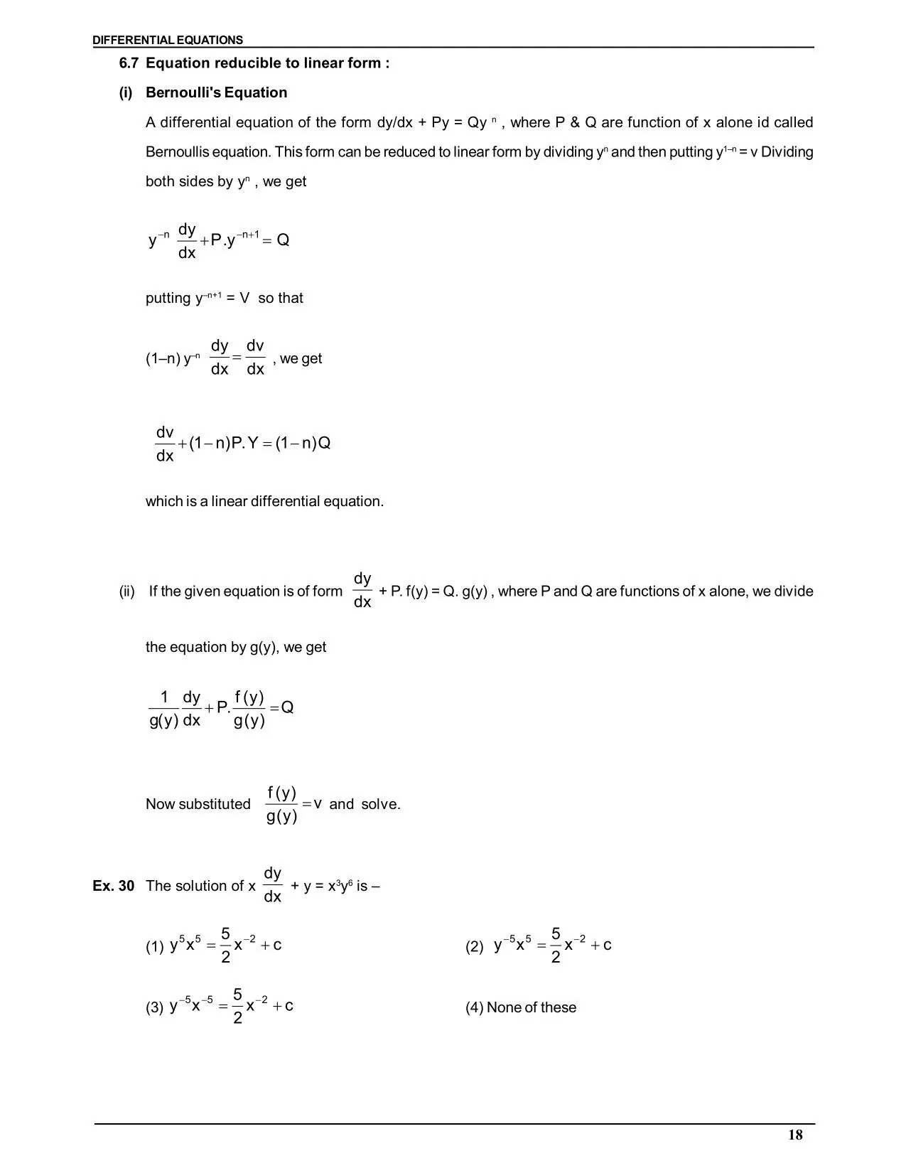 Differential equation