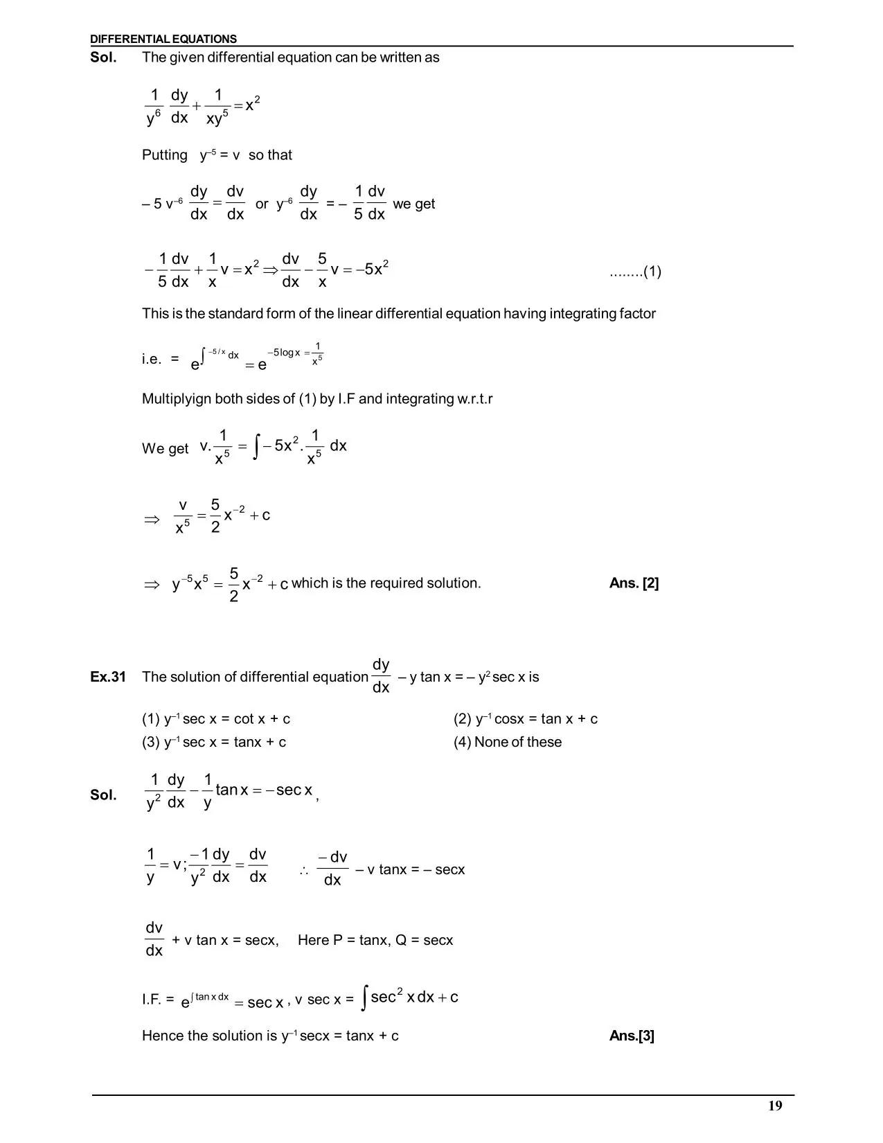 Differential equation