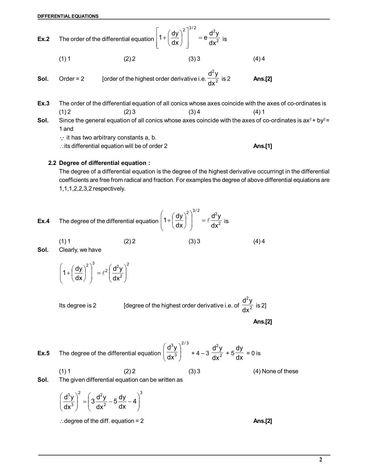 Differential equation