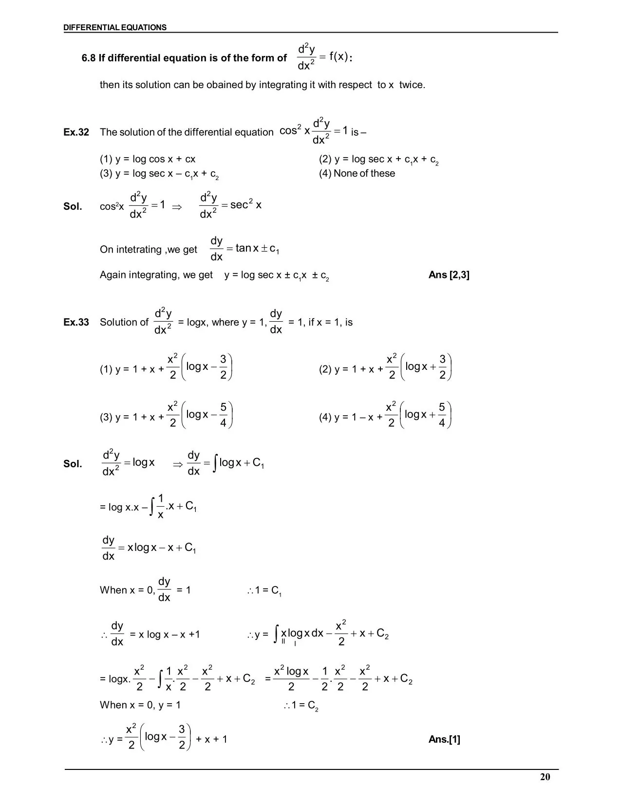 Differential equation