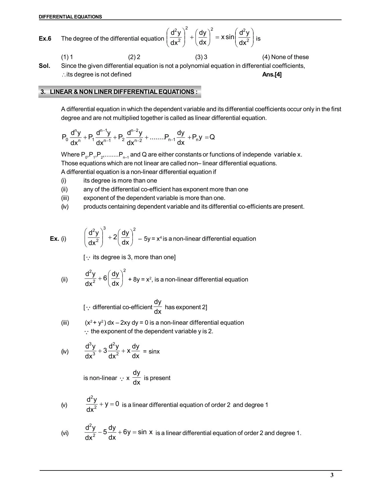 Differential equation