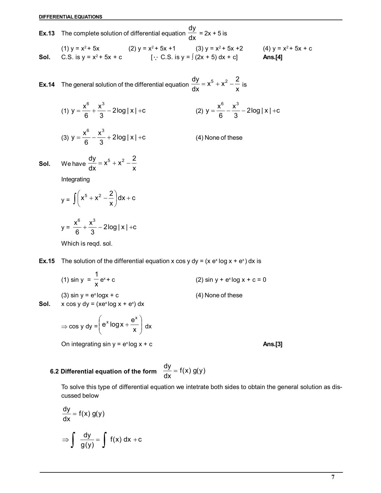 Differential equation