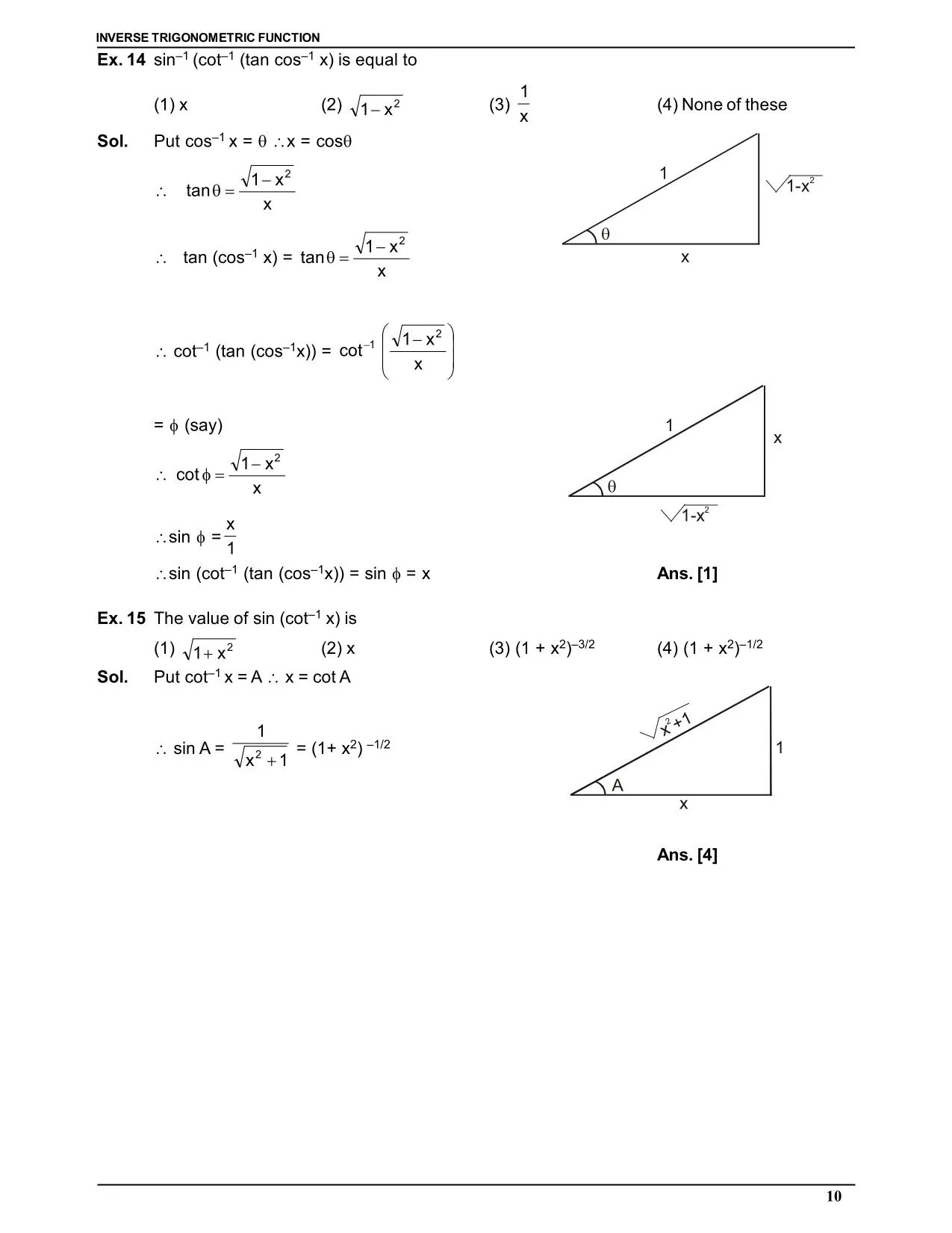 Inverse Trigonometric Function