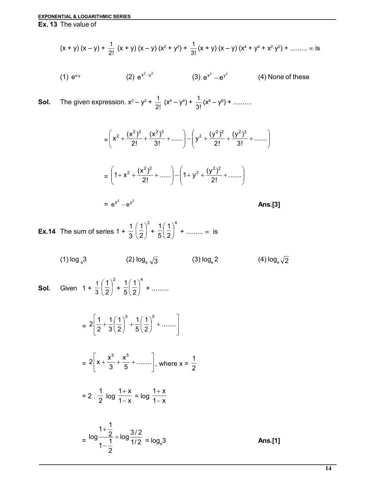 Exponential & Logarthmic Function