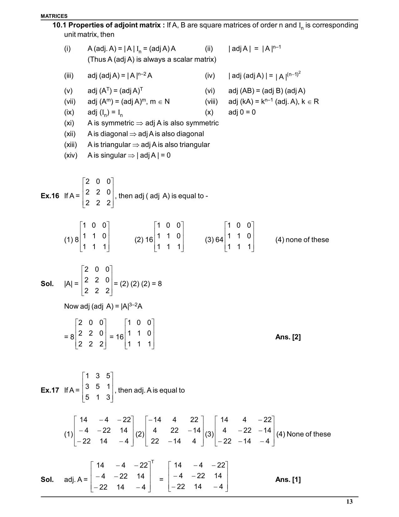 Matrices