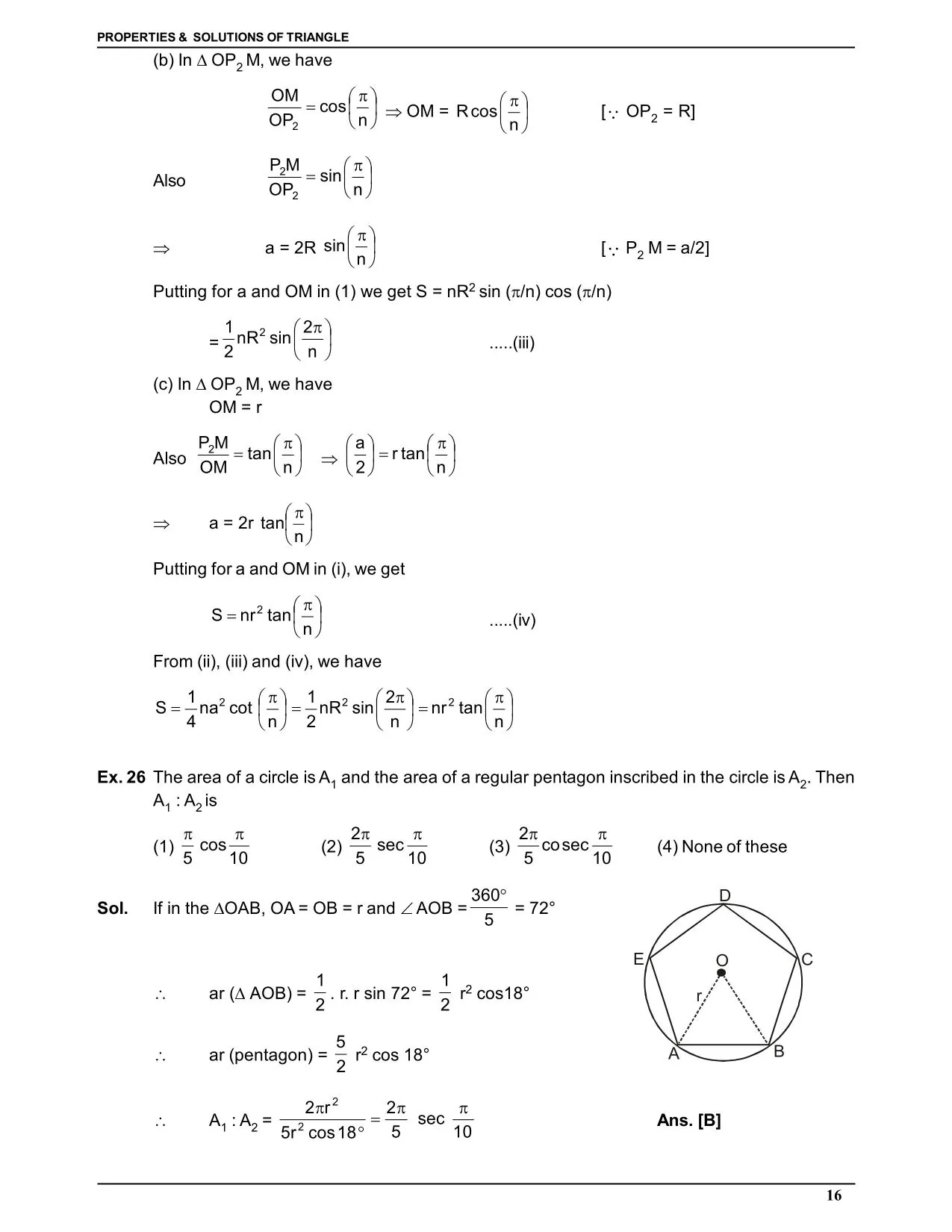Properties and Solution of Triangle