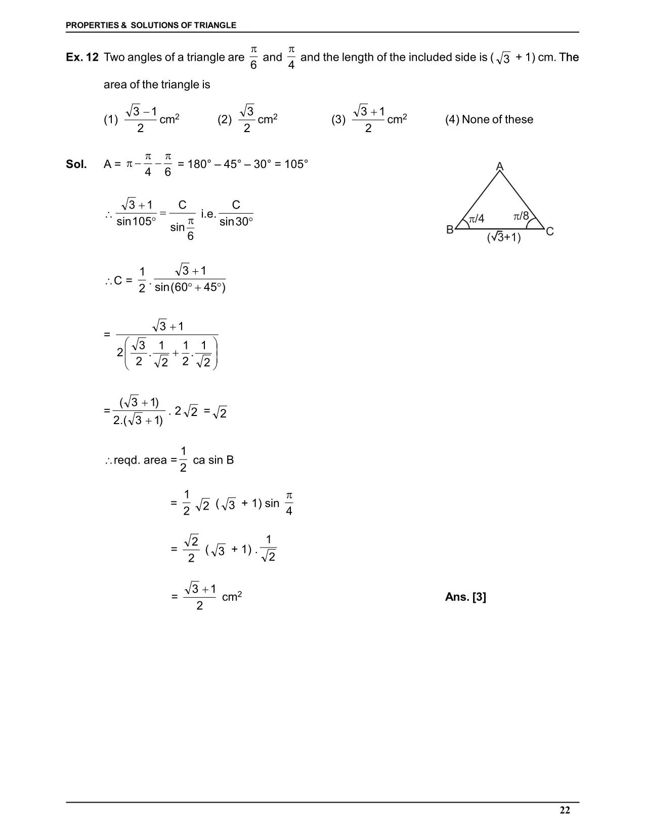 Properties and Solution of Triangle