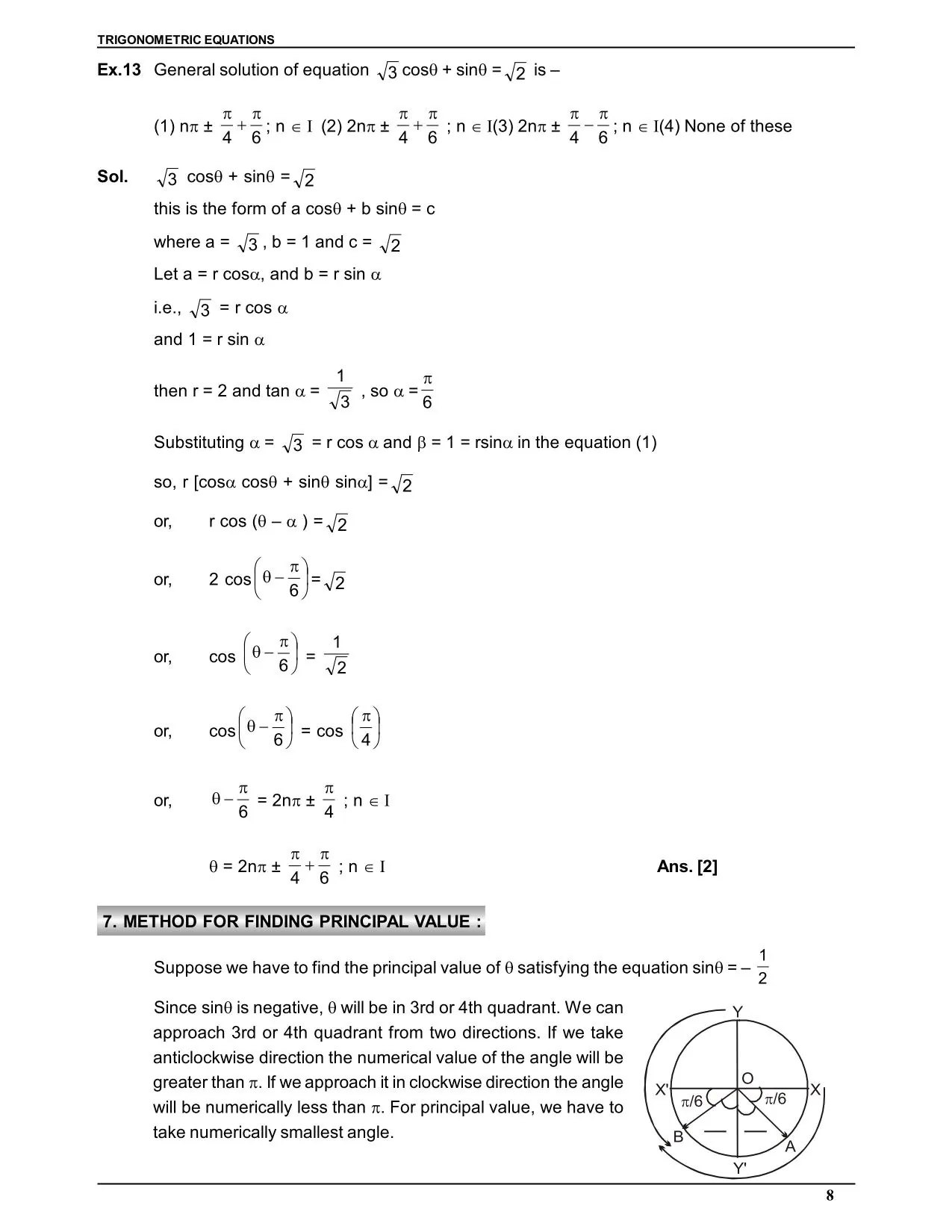Trigonometric Equation