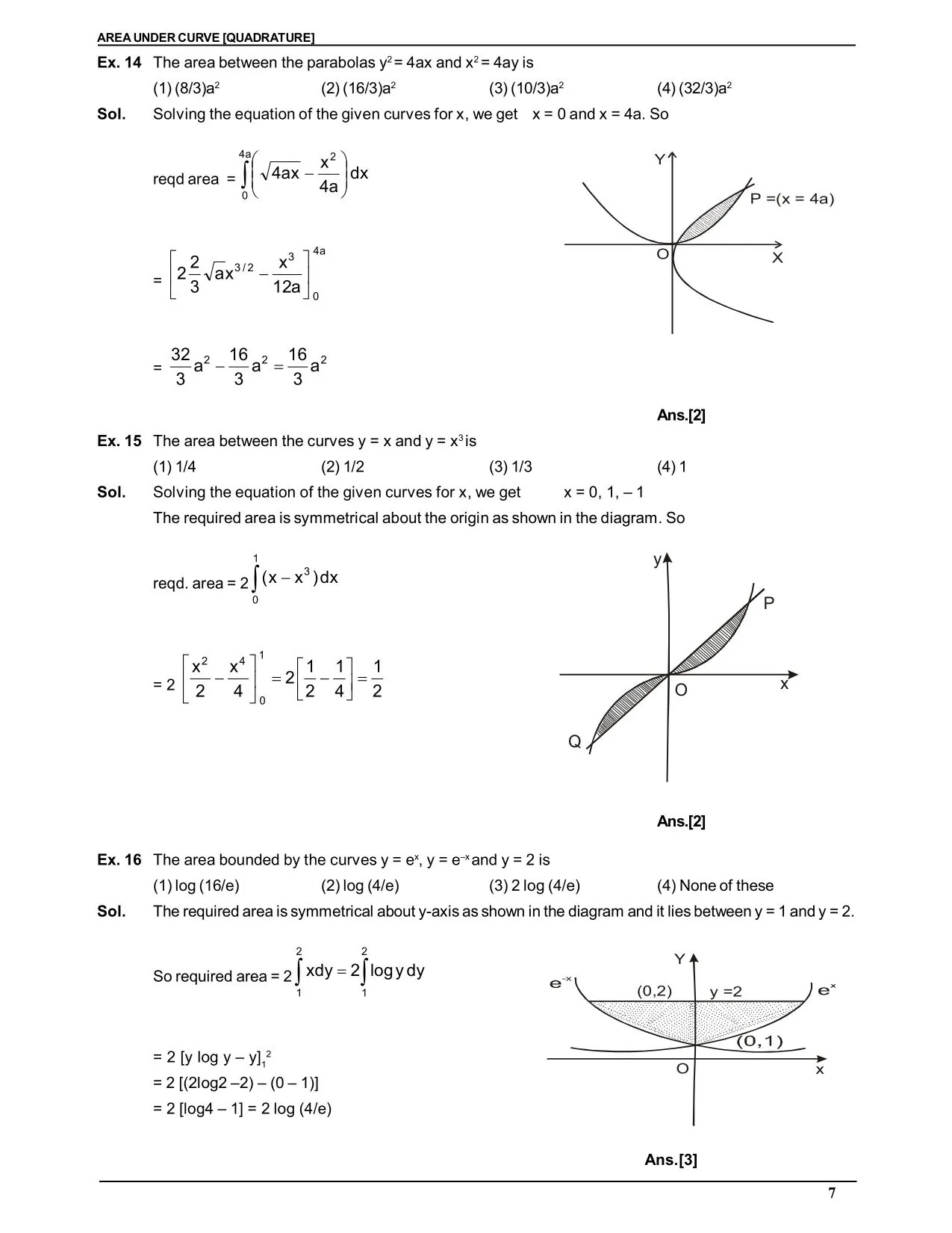 Area Under Curve [Quadrature]