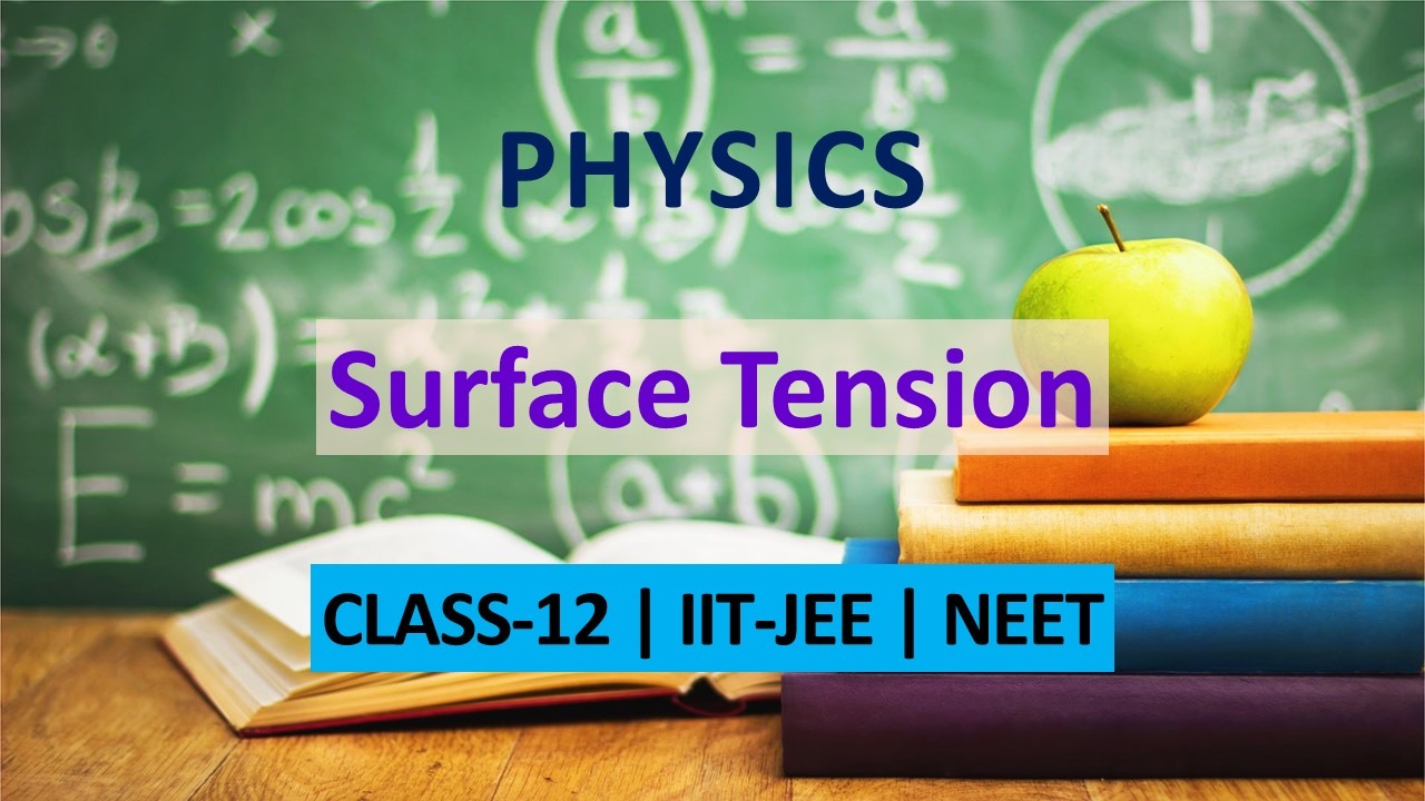 Surface Tension Notes Class 12 | Applications of Capillarity for IIT JEE & NEET