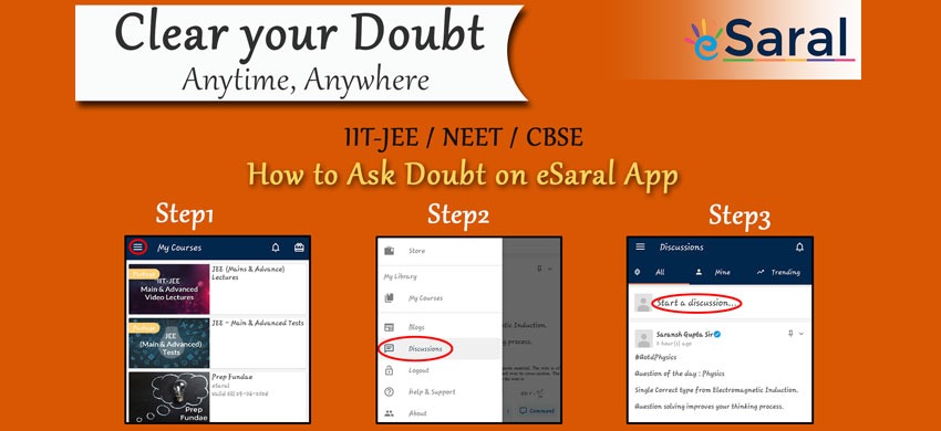 Free Online Doubt Solving App for IIT JEE, NEET, CBSE