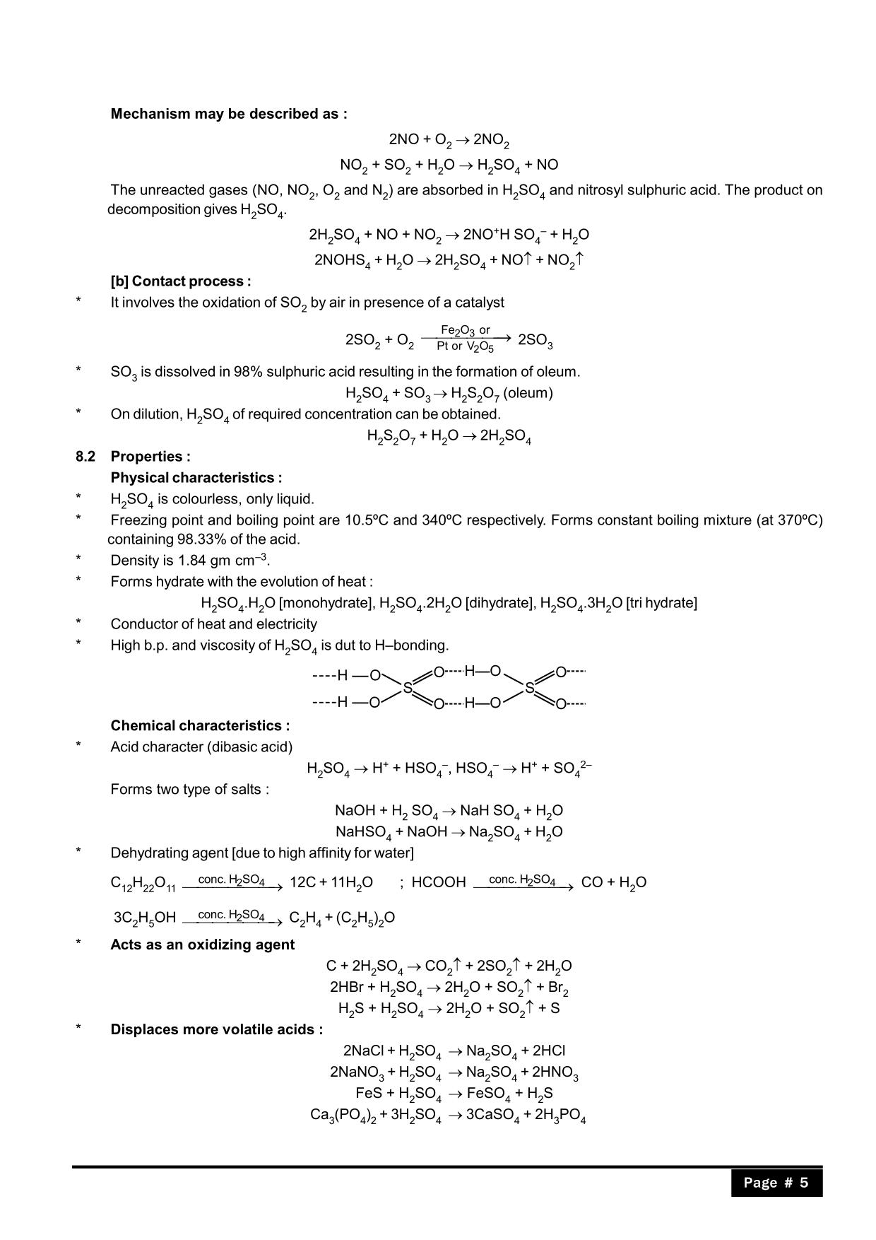 Oxygen Family Elements
