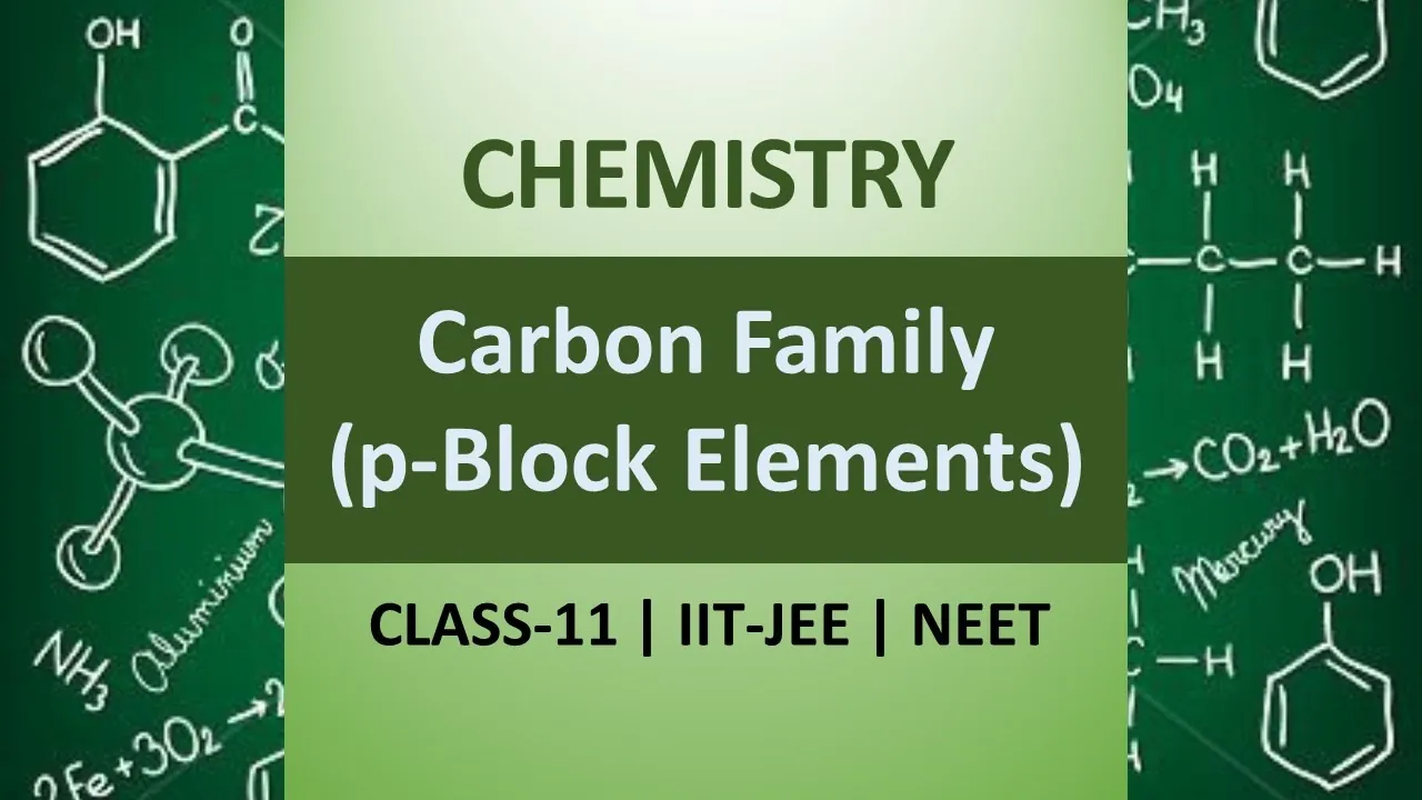 p-block Elements Class 11 | Carbon Family Elements IIT JEE & NEET