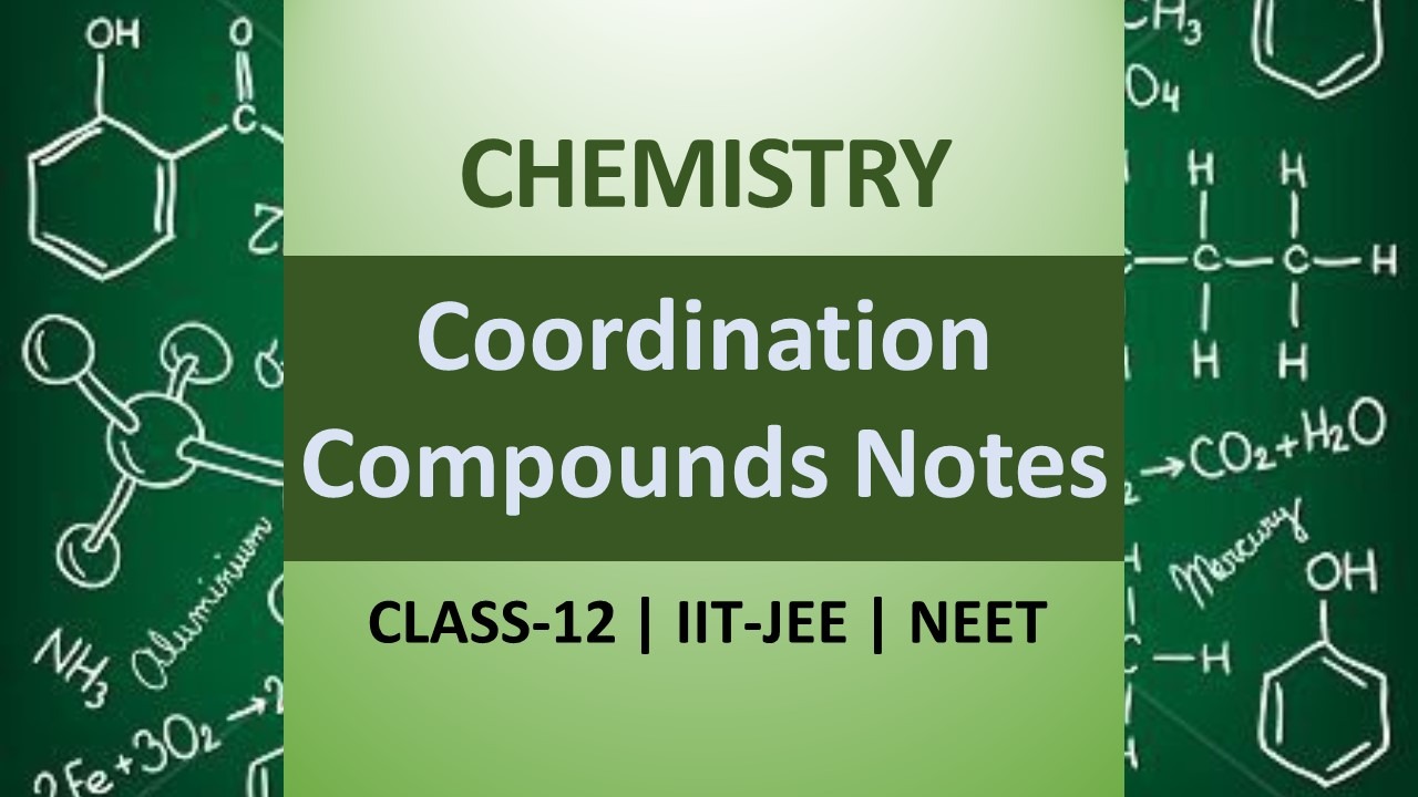 Coordination Compounds Class 12 Notes for IIT JEE & NEET