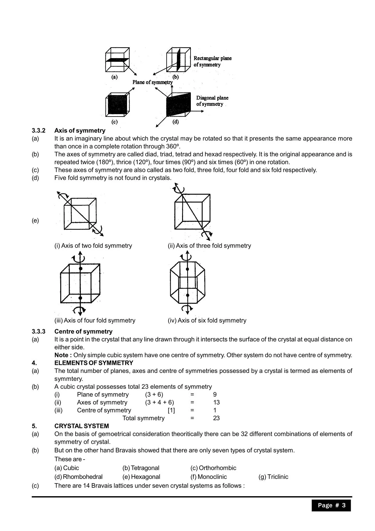 Chemistry Class 12 Solid State Notes