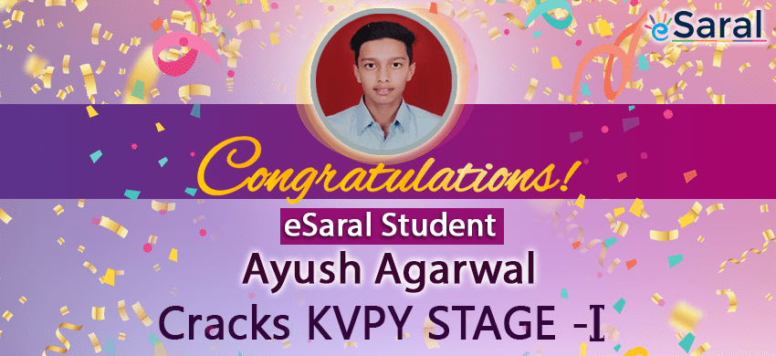 eSaral Student Cracks KVPY Stage-I Examination