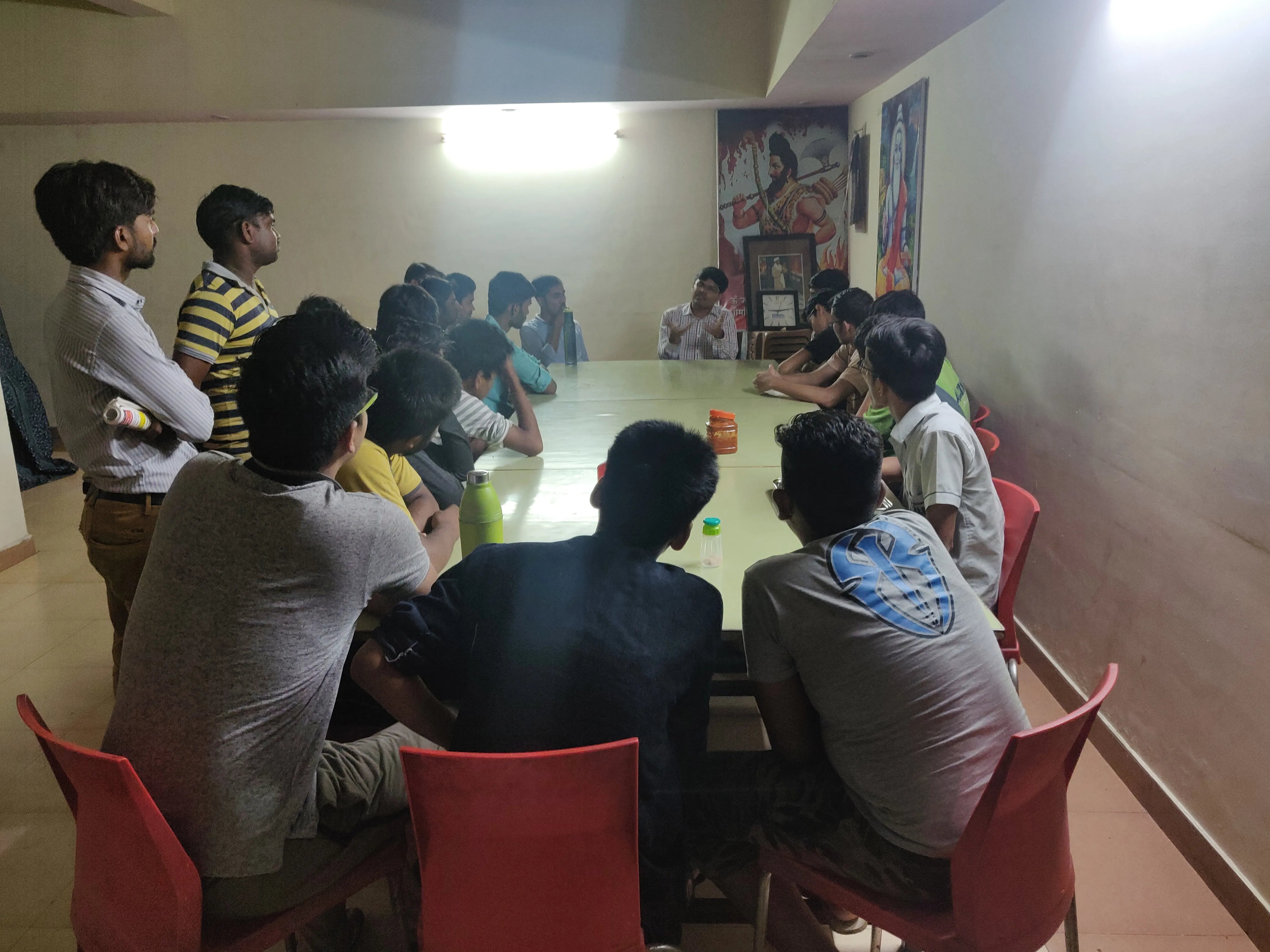 Saransh Sir at Student Hostel