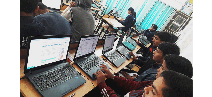 Kayakalp Students in Hamirpur, Himachal Pradesh preparing for JEE & NEET with eSaral Guided Revision Test Series