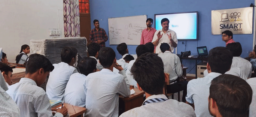 Interactive Session of N.K. Gupta Sir with Navodaya Bundi Students