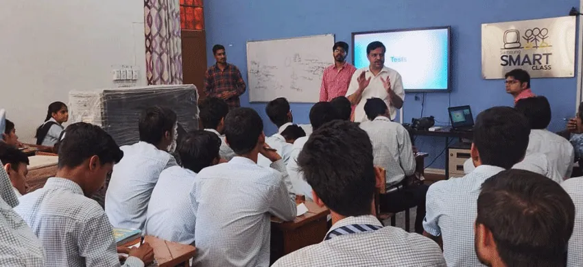 Interactive Session of N.K. Gupta Sir with Navodaya Bundi Students