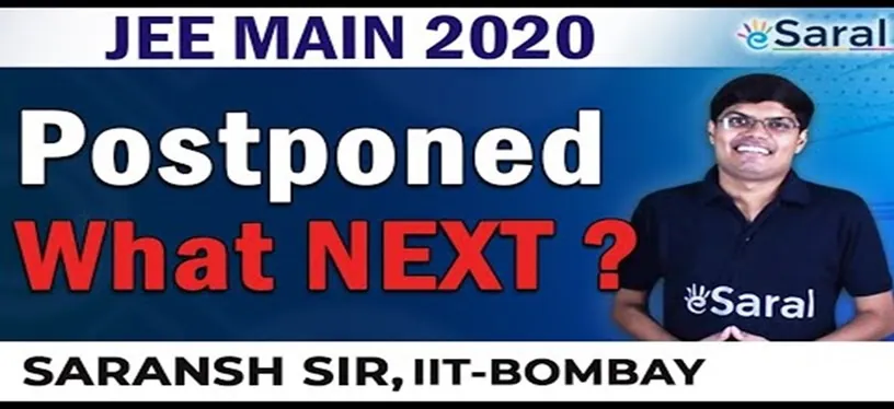JEE Main 2020 April Exam Postponed due to Corona-virus