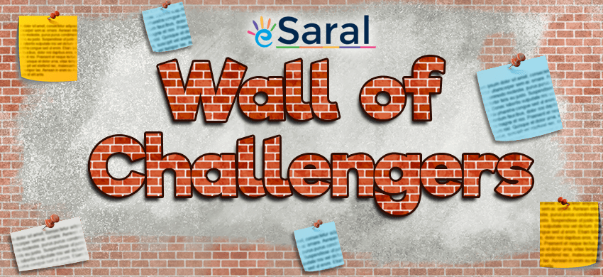 Wall of Challengers | Challenge yourself and be the better version of you !!!