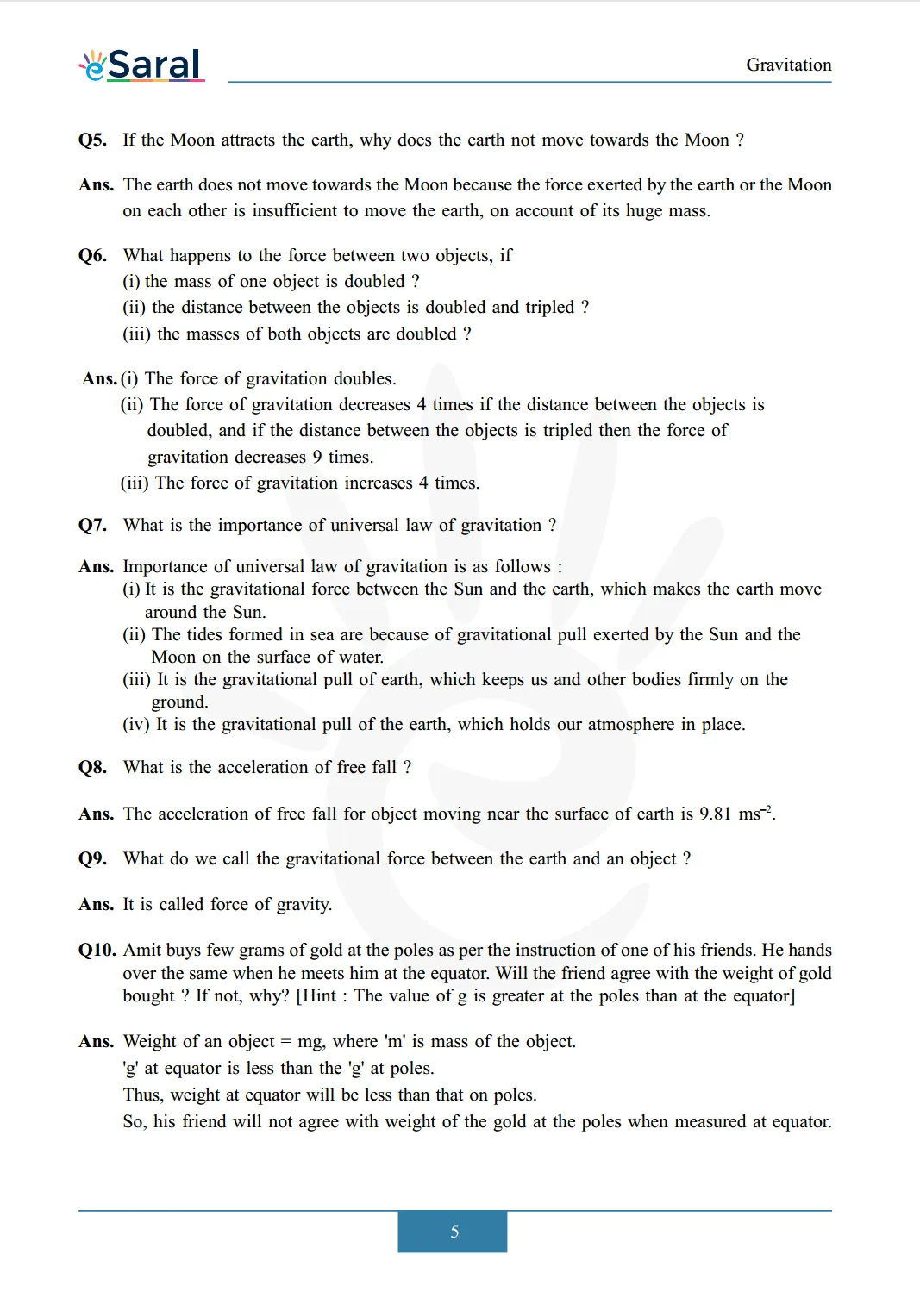 NCERT Solutions for Class 9 Science chapter 10 image 6