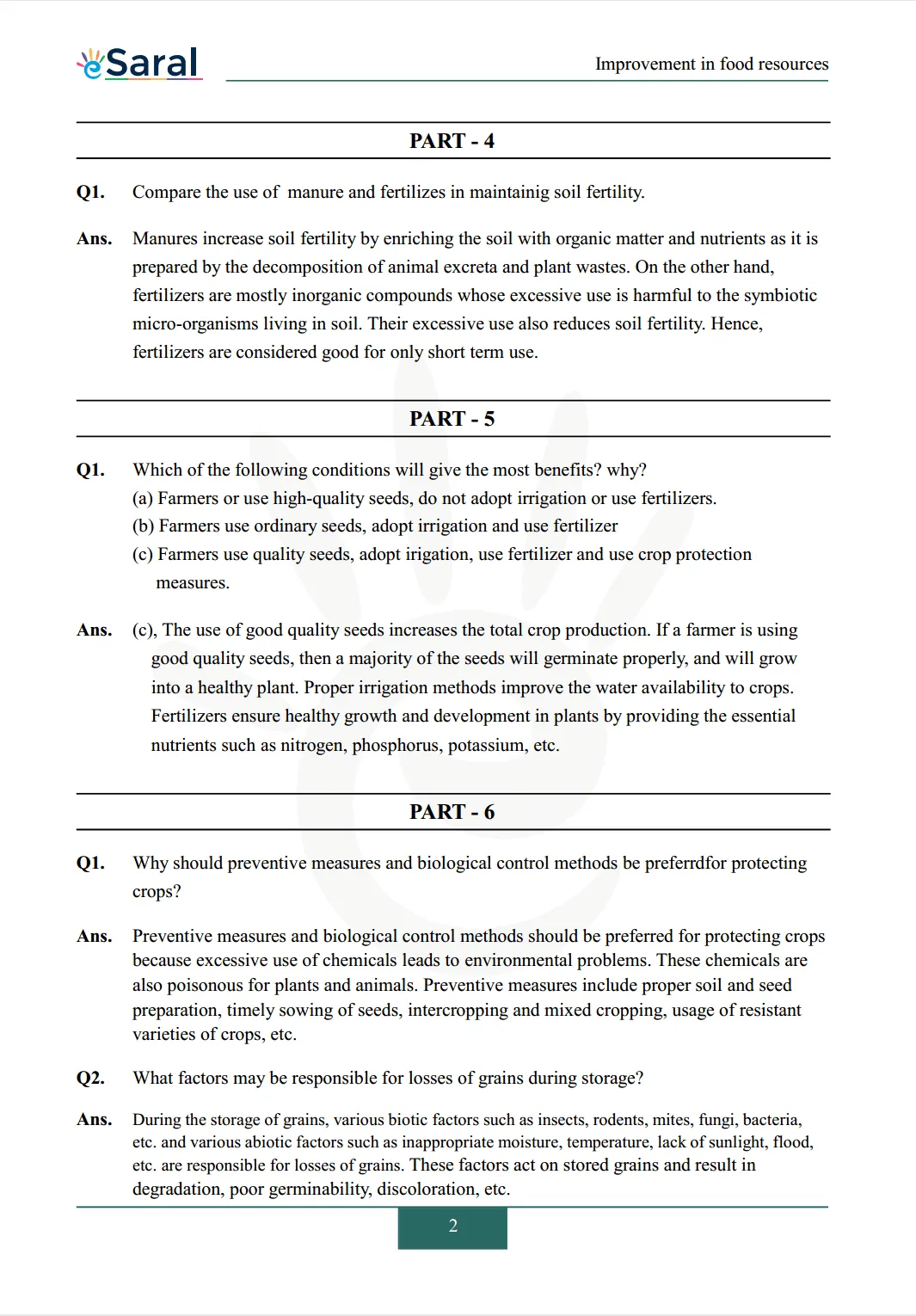 NCERT Solutions for Class 9 Science chapter 15 Image 4