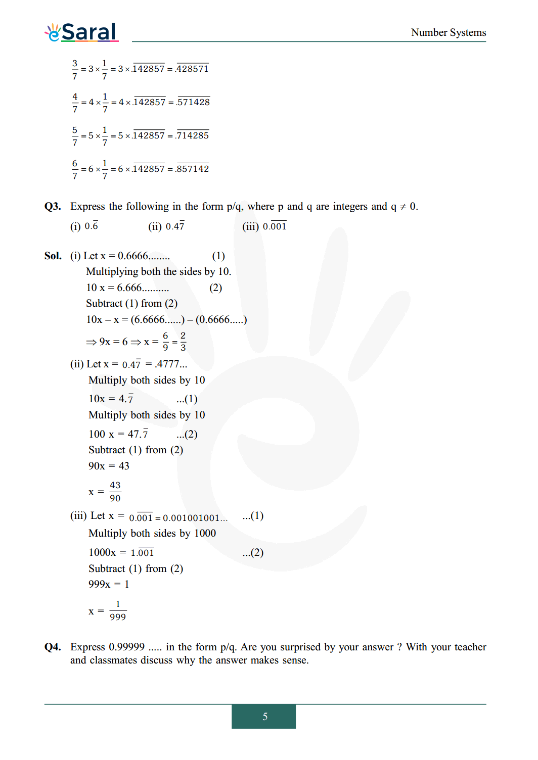 Class 9 maths chapter 1 exercise 1.3 solutions Image 2