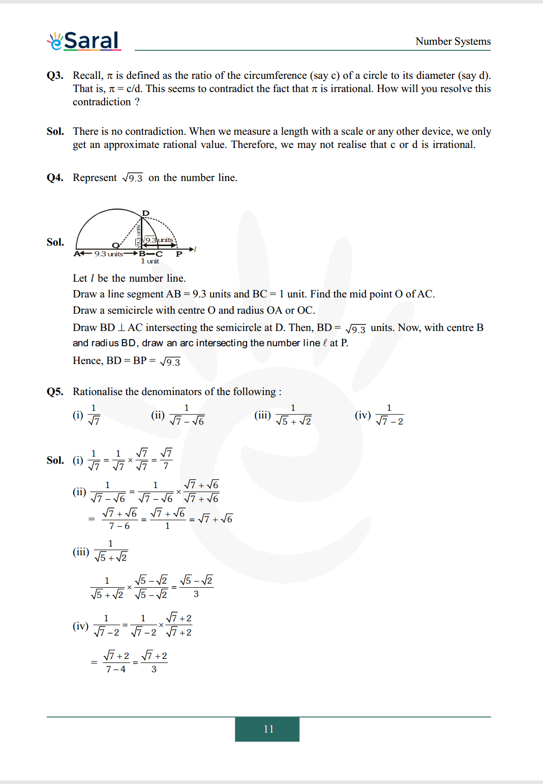 Class 9 maths chapter 1 exercise 1.5 solutions Image 2