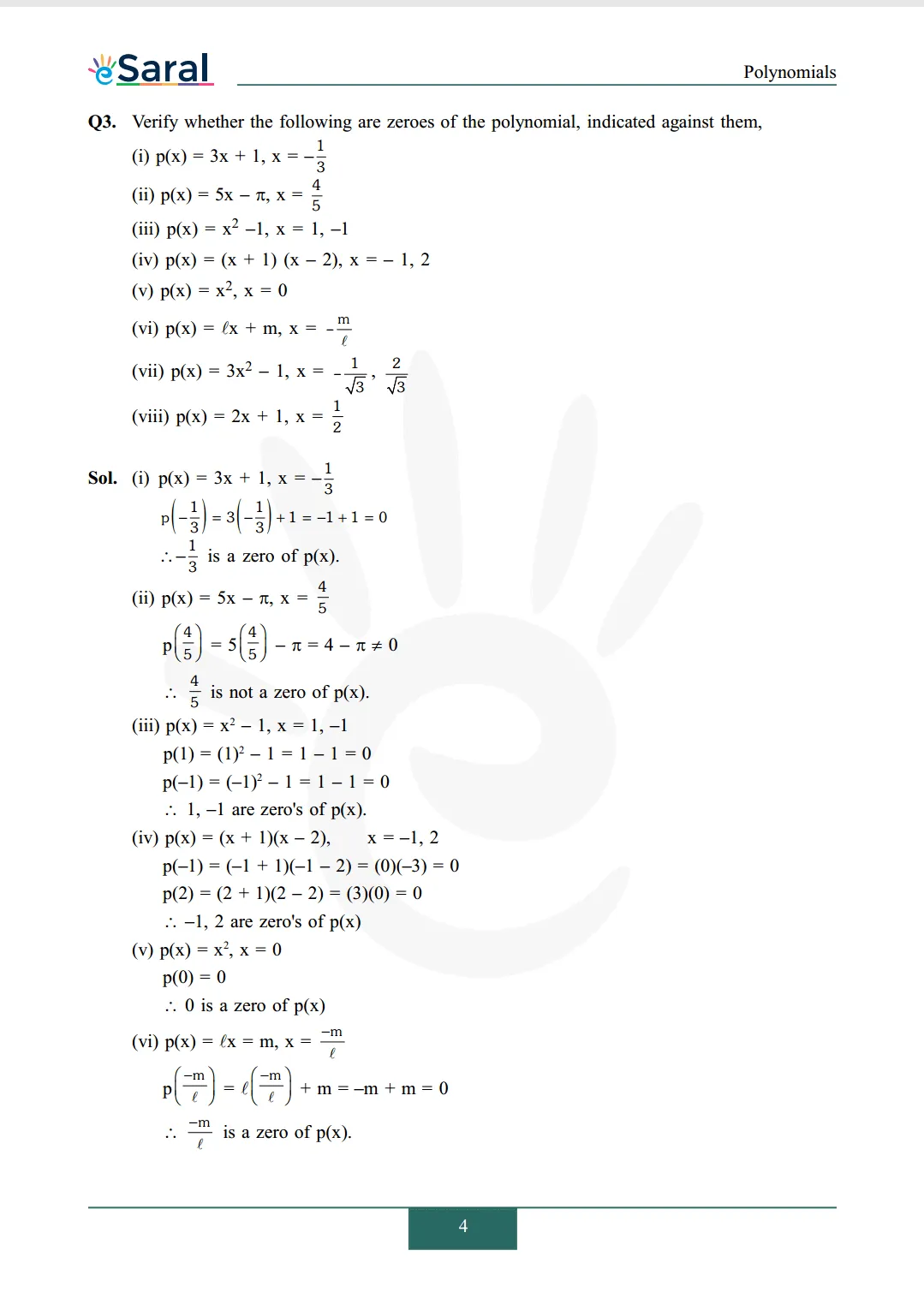 Class 9 maths chapter 2 exercise 2.2 solutions Image 2