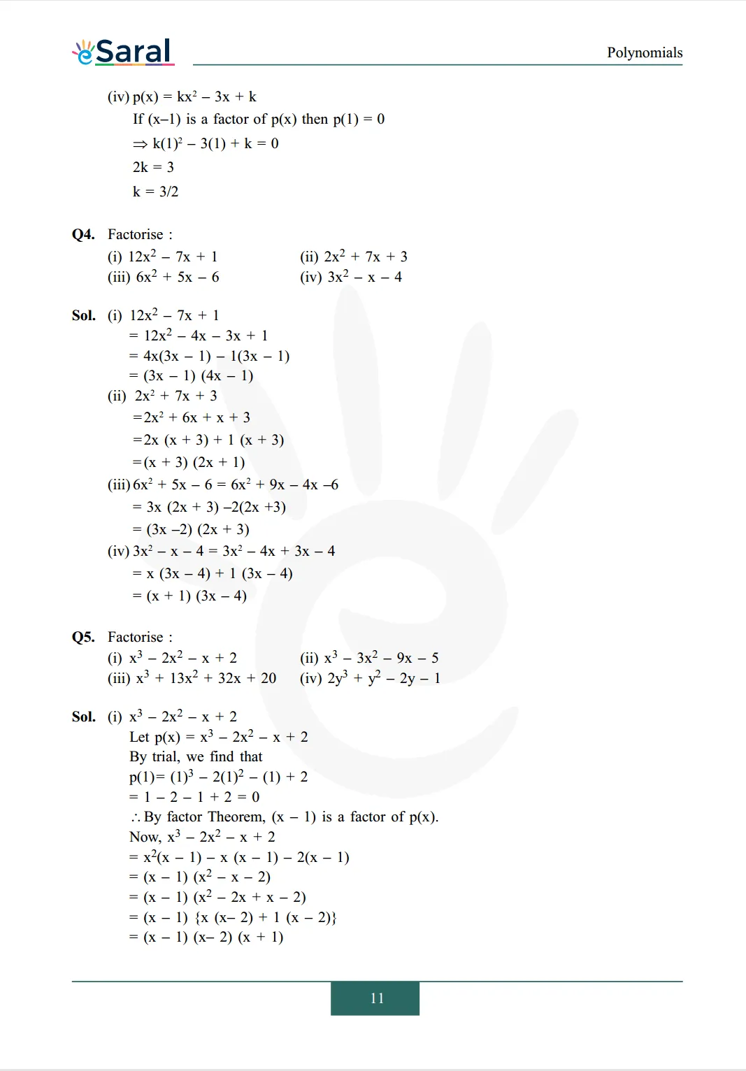 Class 9 maths chapter 2 exercise 2.4 solutions Image 3