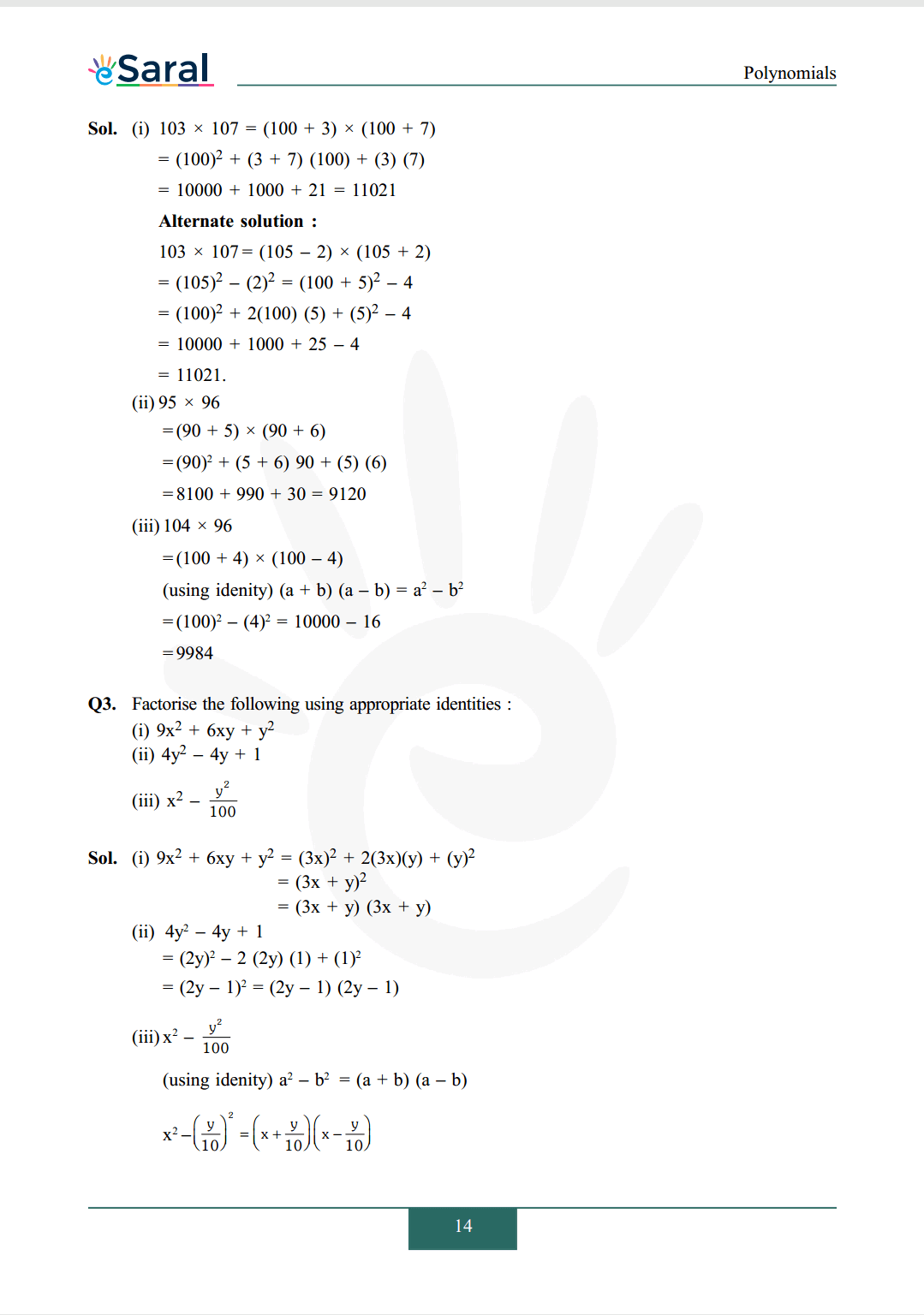 Class 9 maths chapter 2 exercise 2.5 solutions Image 2