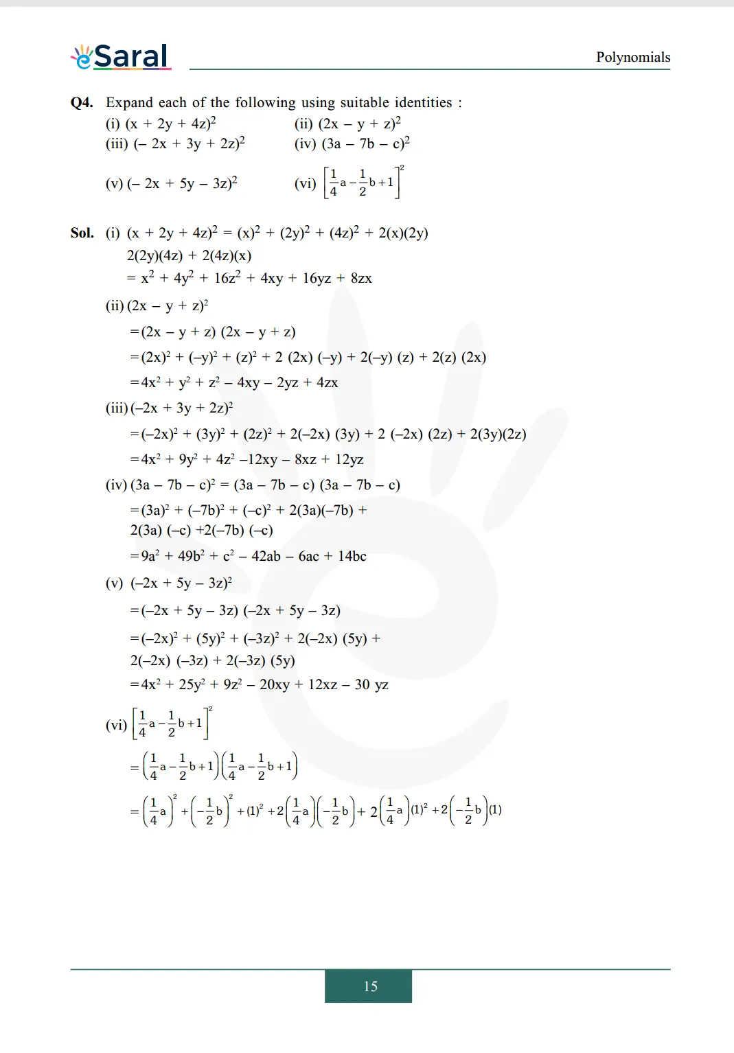 Class 9 maths chapter 2 exercise 2.5 solutions Image 3