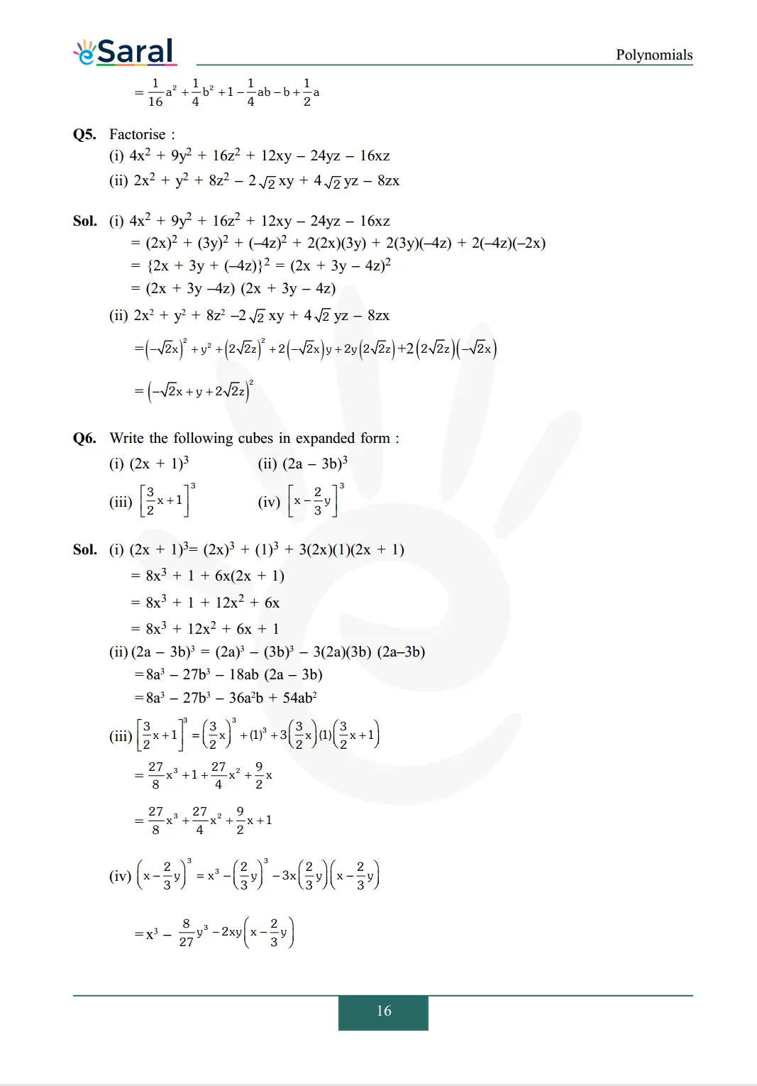 Class 9 maths chapter 2 exercise 2.5 solutions Image 4