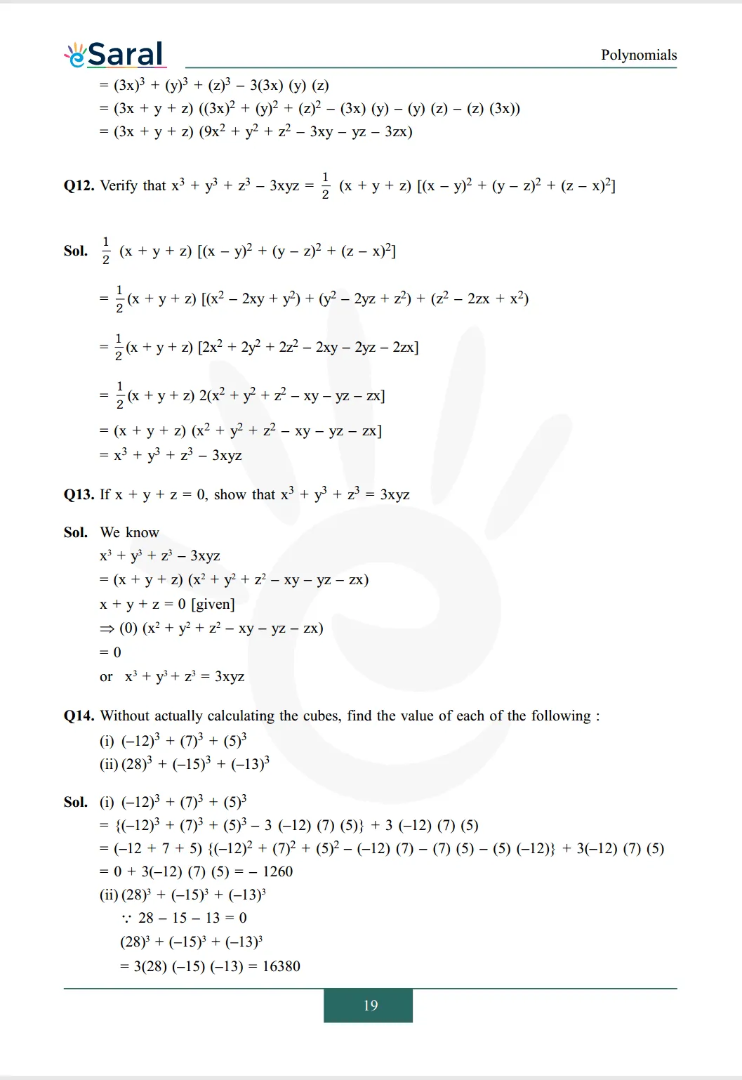 Class 9 maths chapter 2 exercise 2.5 solutions Image 7