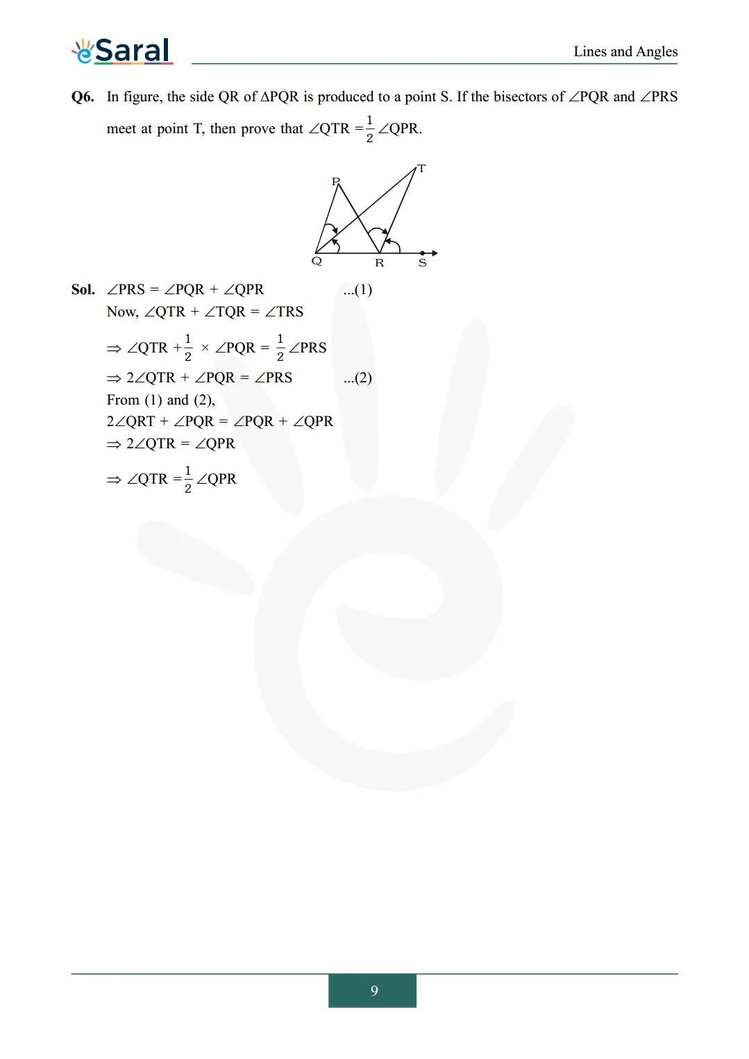 Class 9 maths chapter 6 exercise 6.3 solutions Image 3